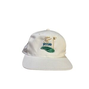 Tom Coughlin Jay Fund SnapBack Hat White Football Camp‎ Lightweight